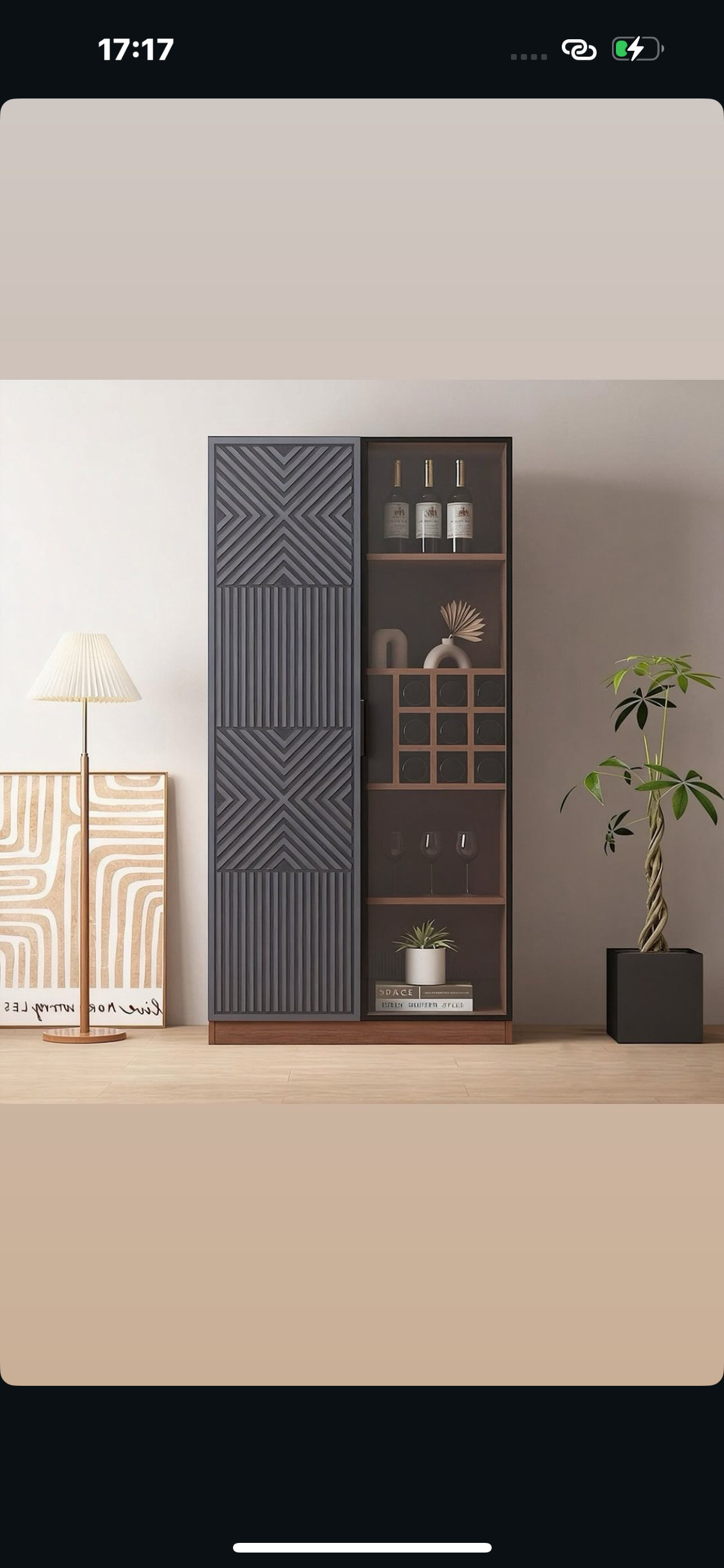 Tall cabinet display