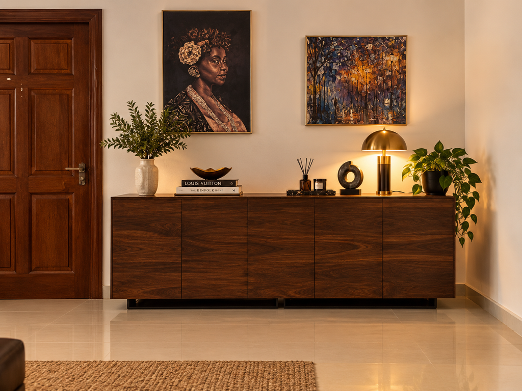 The Nocturne Walnut Sideboard