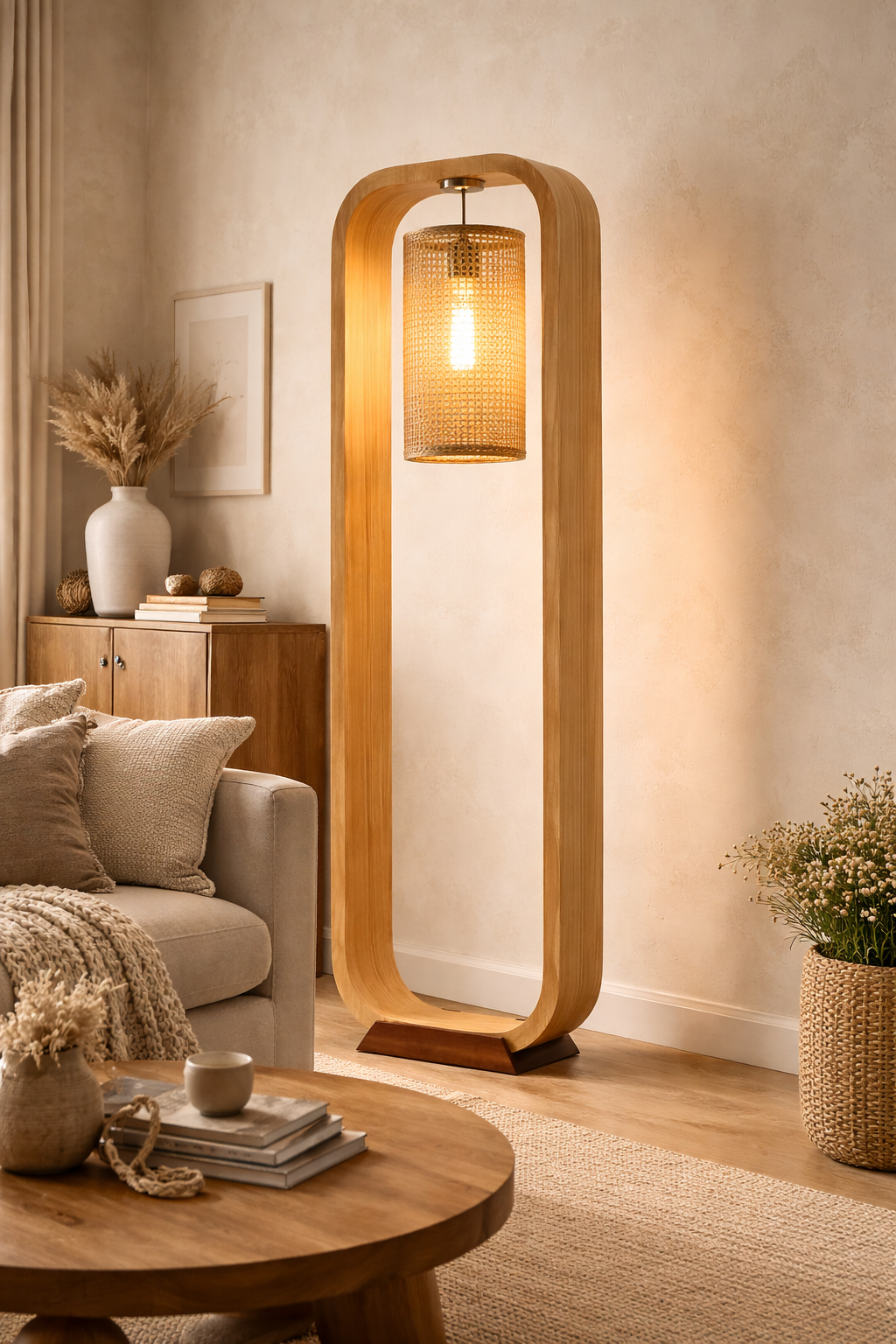 The Kora Arch Floor Lamp