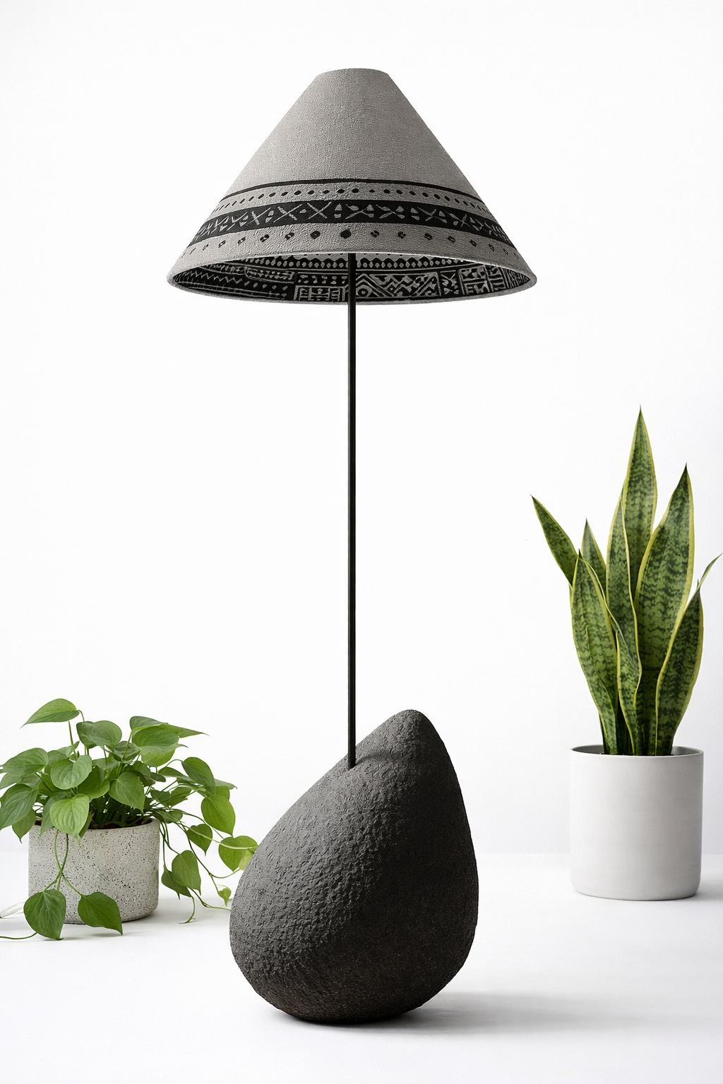 Parry Block Lamp