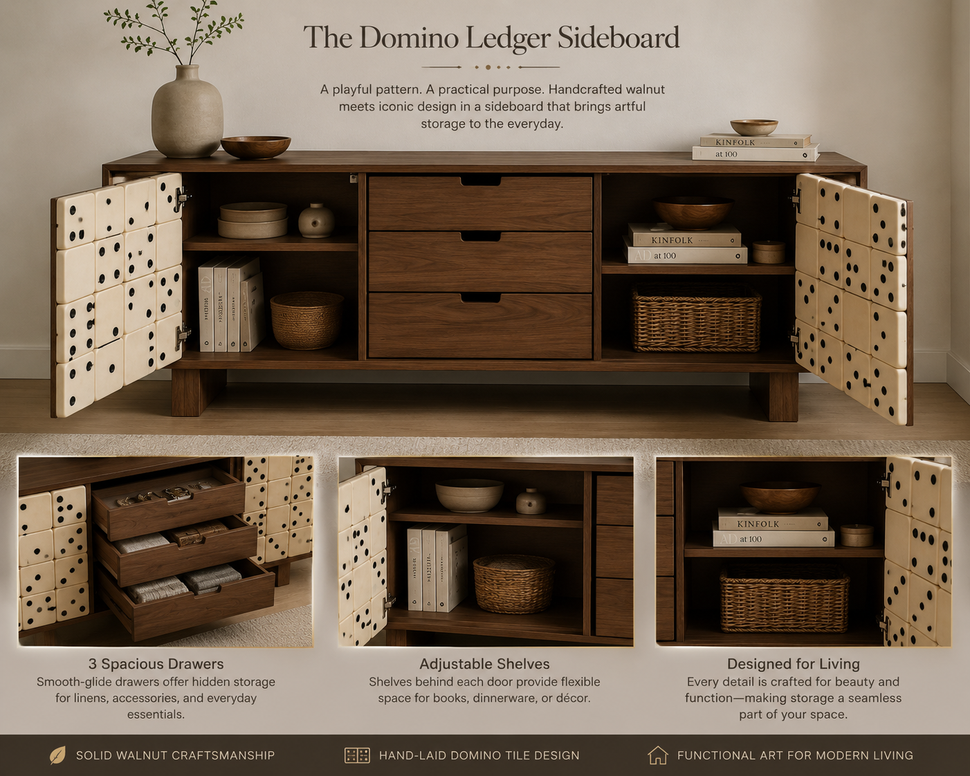 The Domino Ledger Sideboard