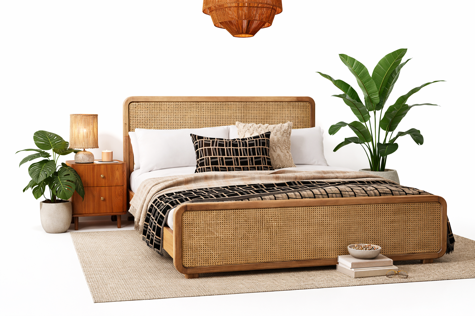 The lattice groove bed