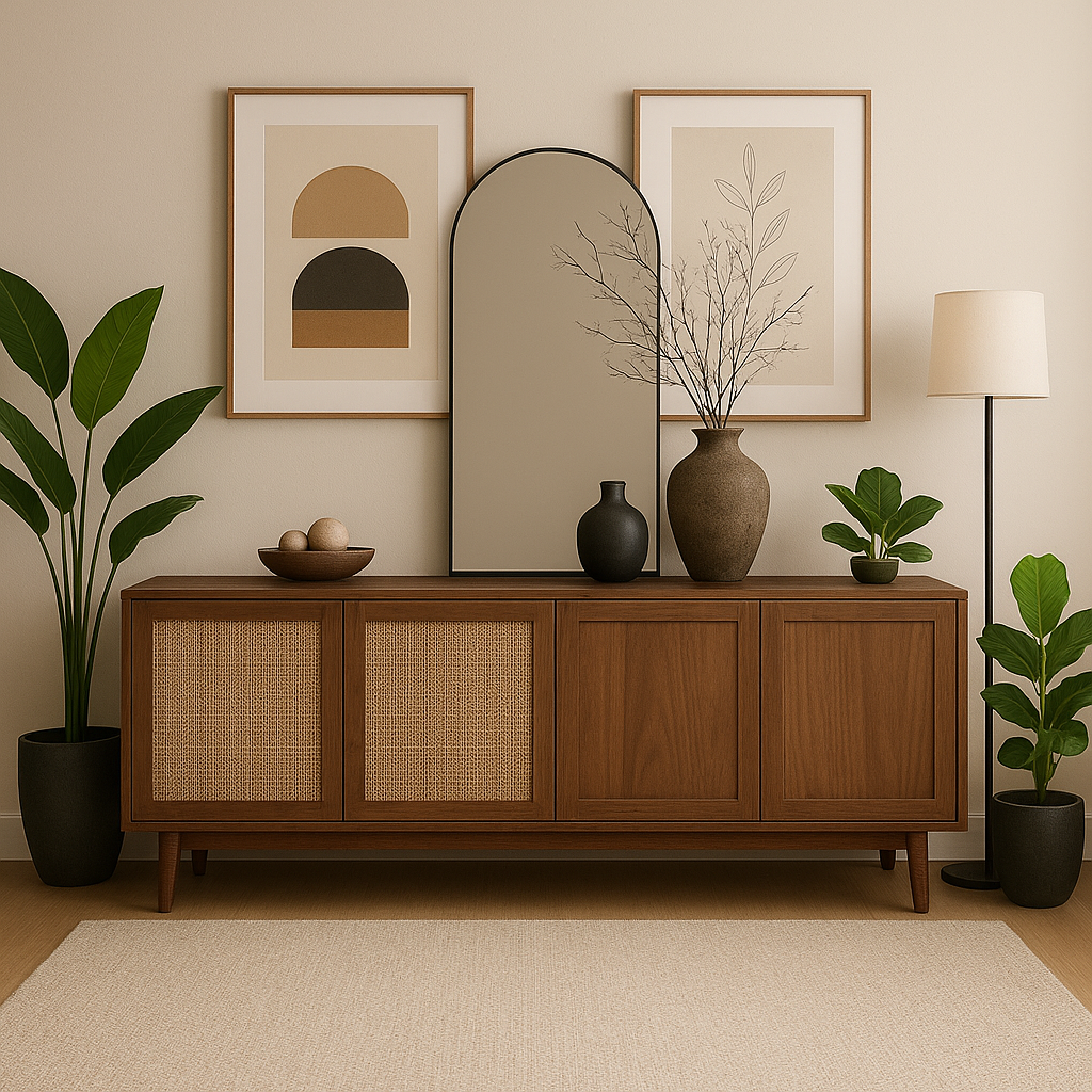 The Marlowe Walnut Sideboard