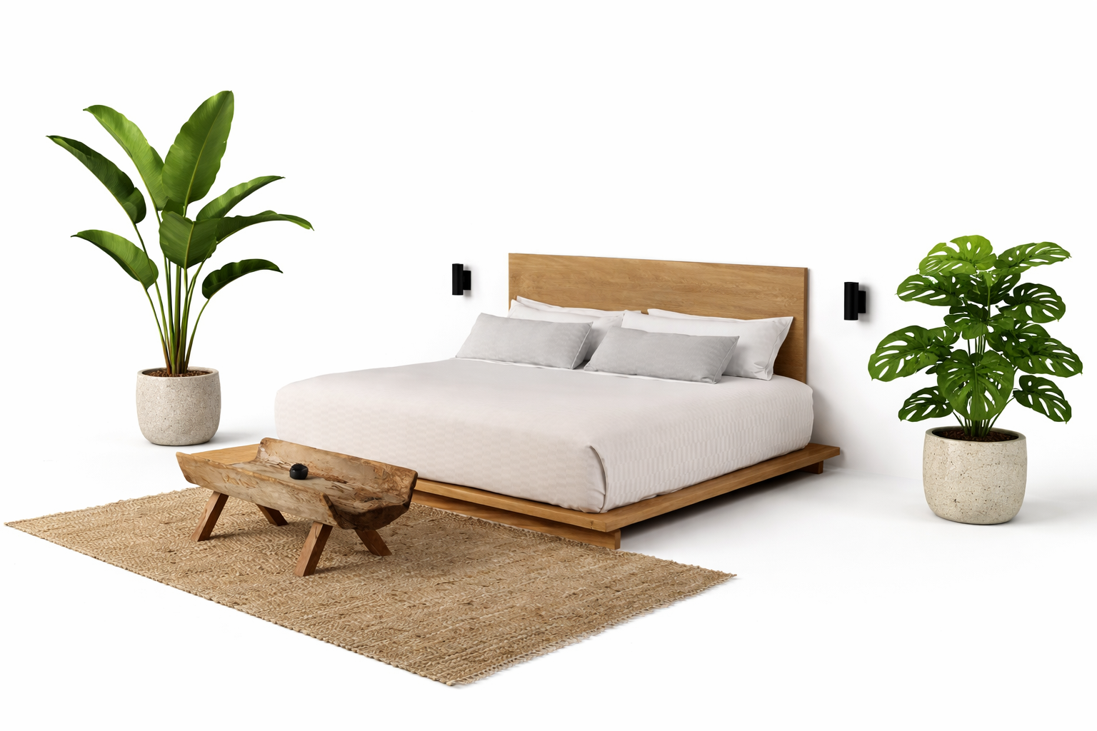 The whispering oak bed