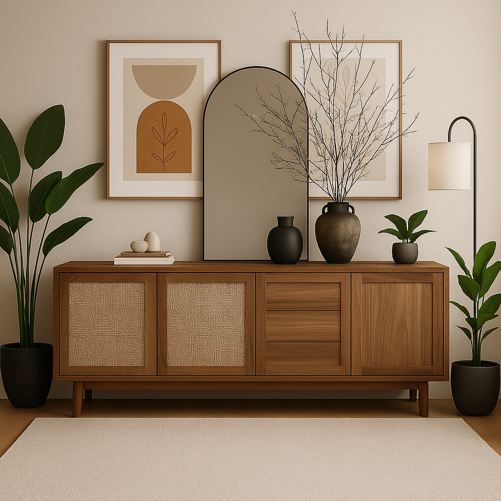 The Marlowe Walnut Sideboard