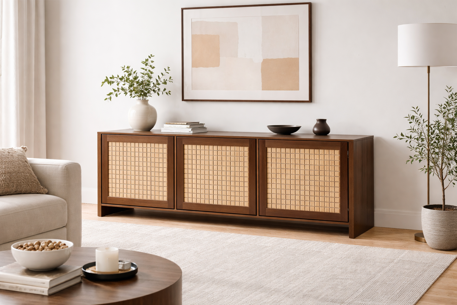 Bishop Grid Sideboard