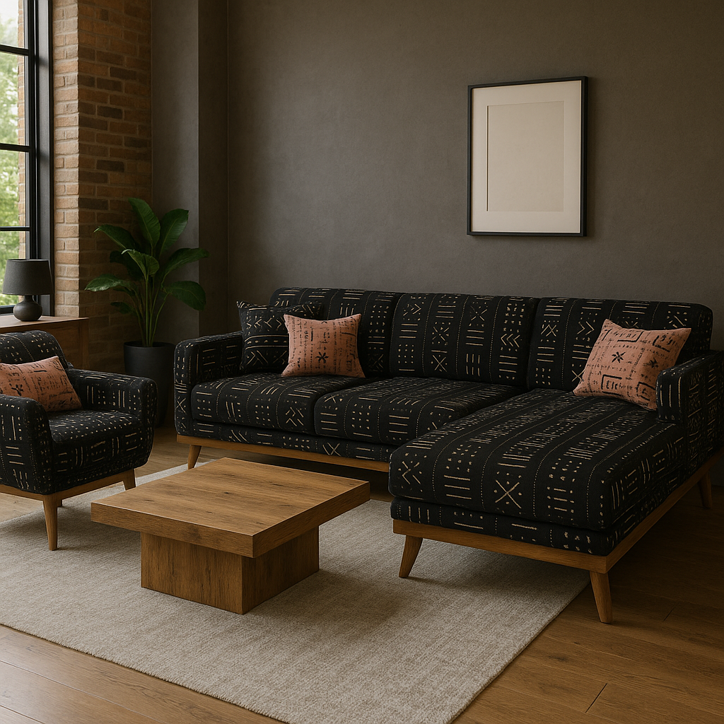 The Nomad Noir Chaise Set