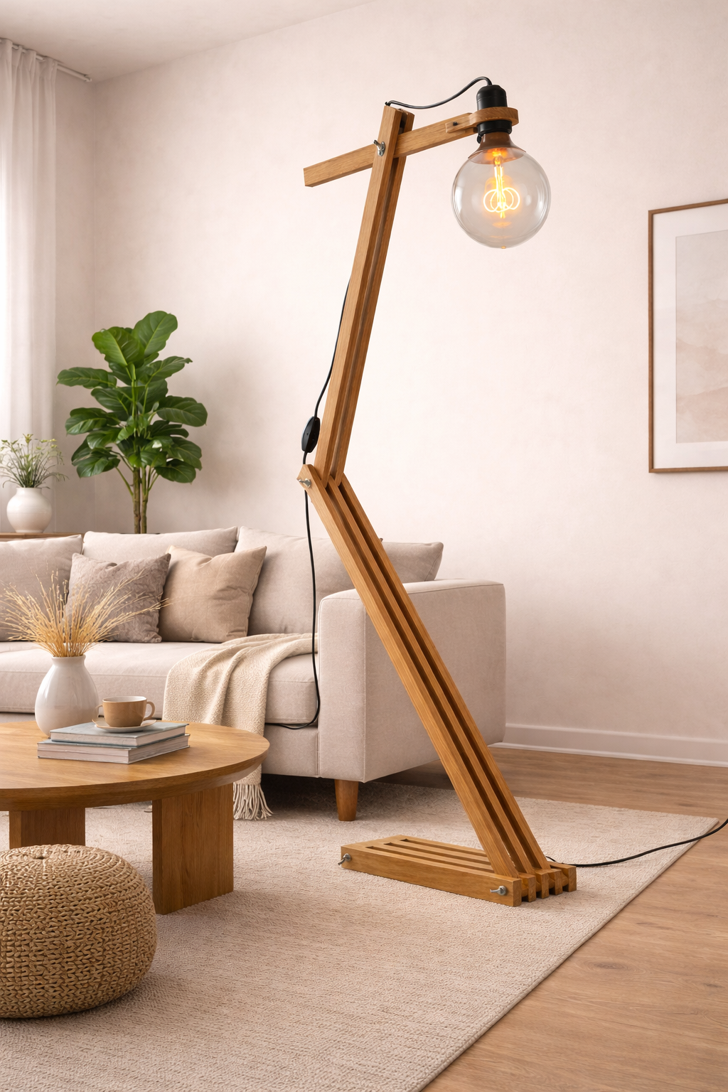 The Pivot Beam Floor Lamp
