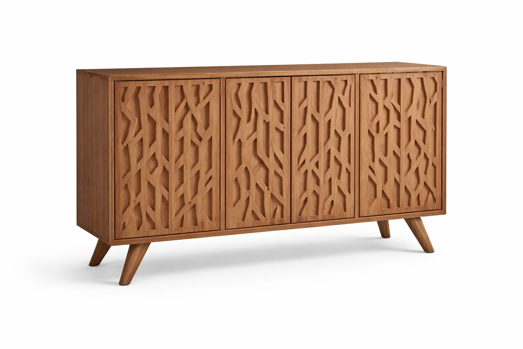 Maze grooves sideboard