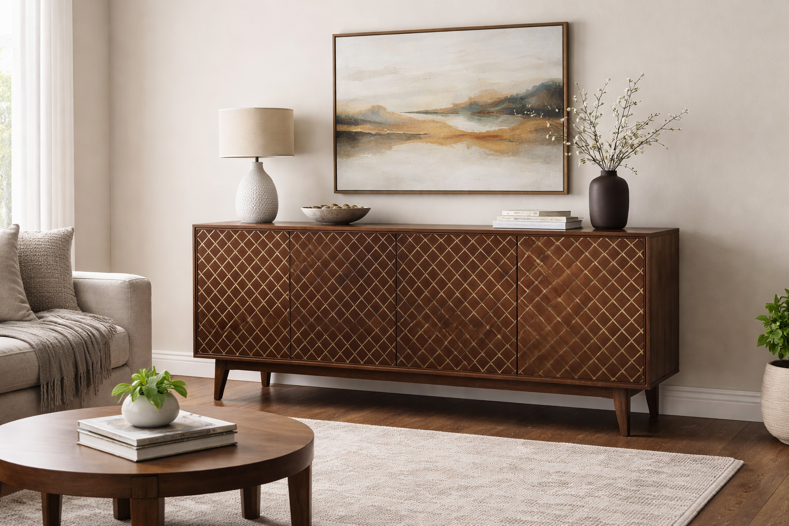 The Kairo Lattice Sideboard