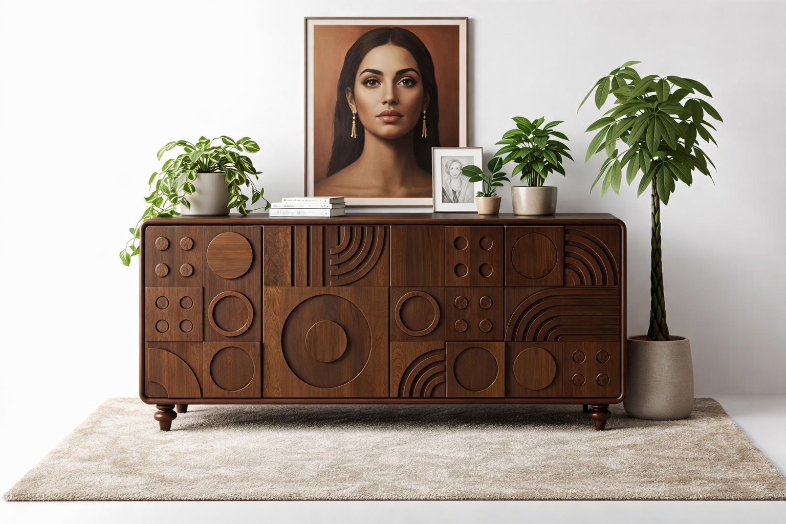 The Accra Geometry Sideboard