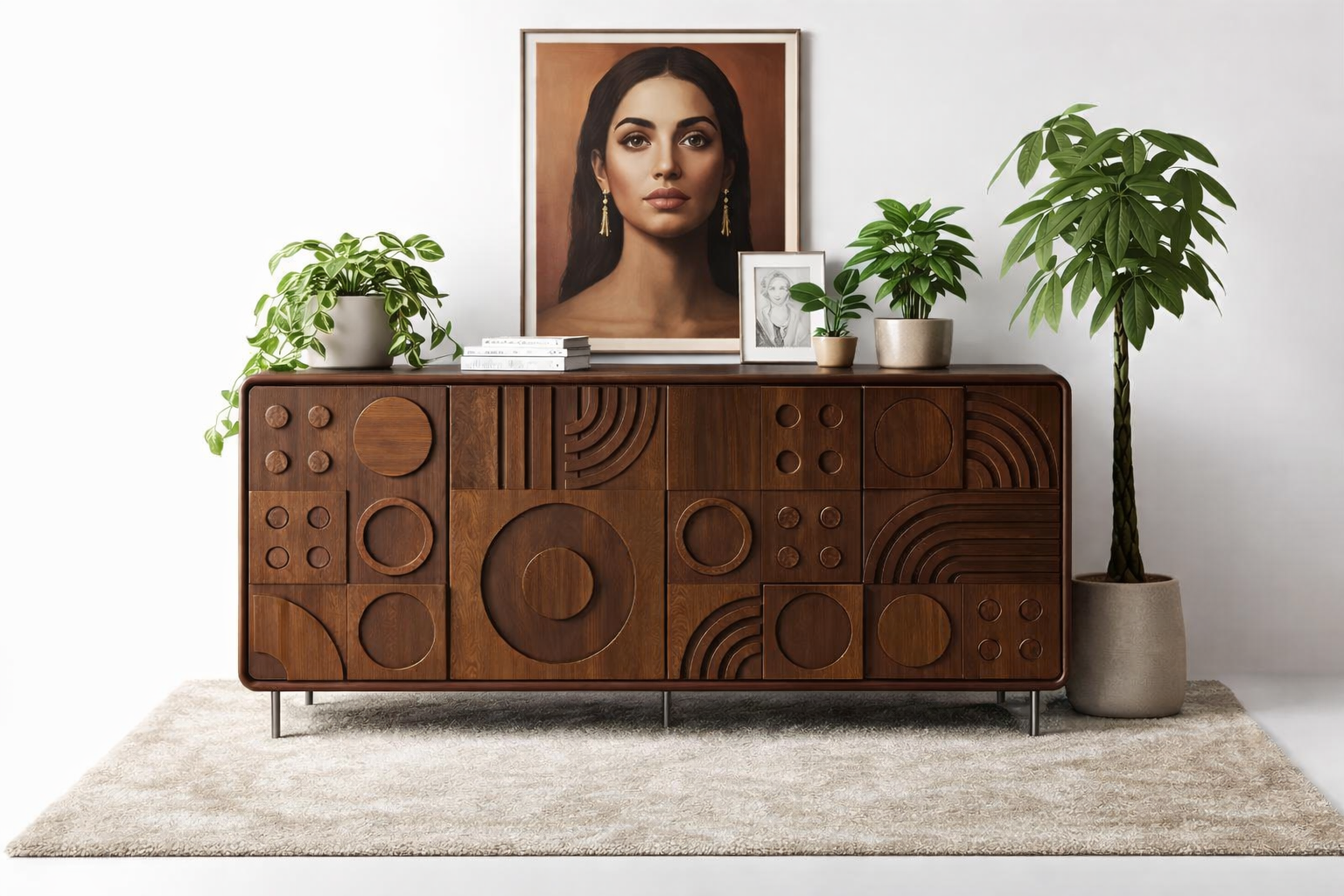 The Accra Geometry Sideboard