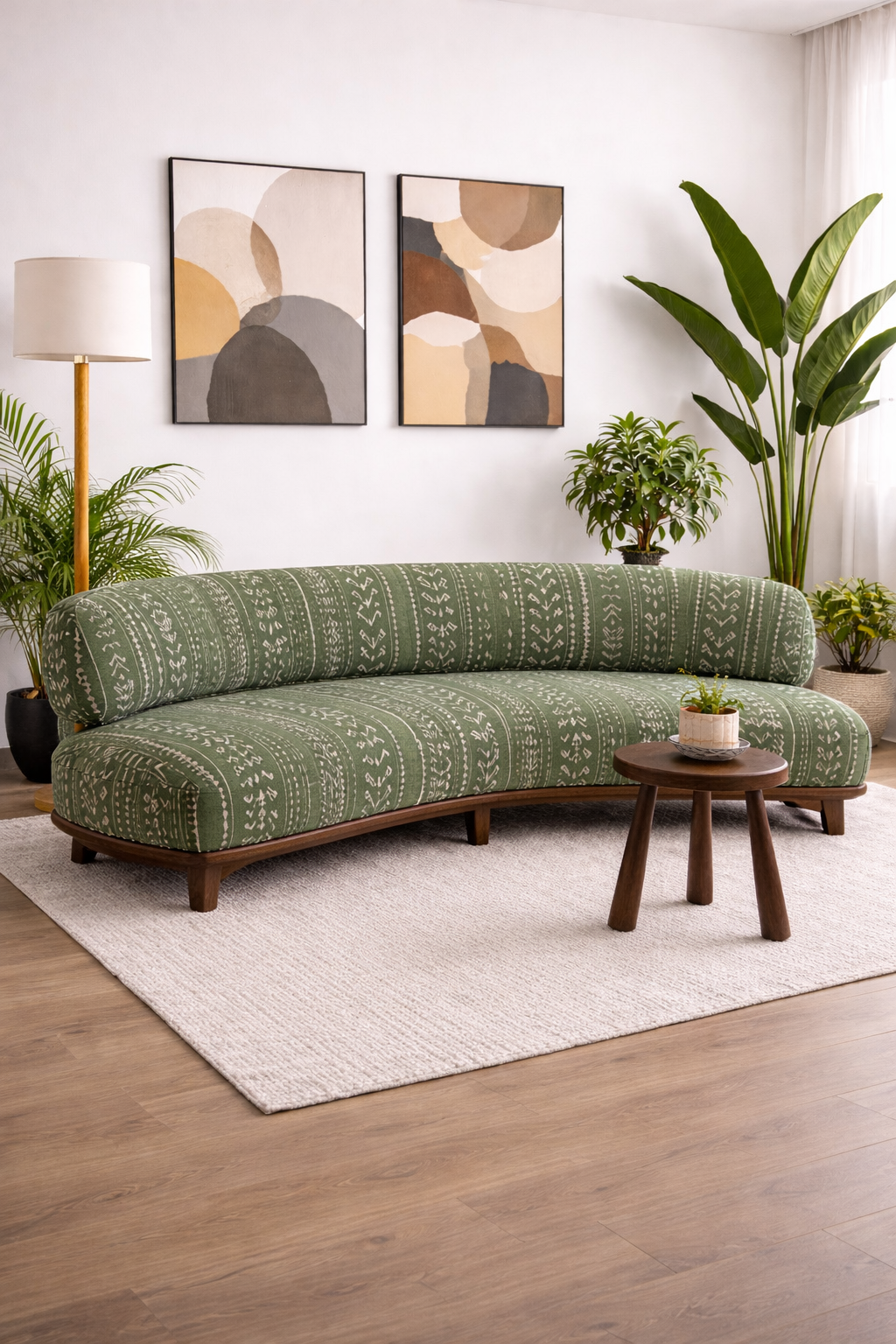 The Zuri Curve Sofa