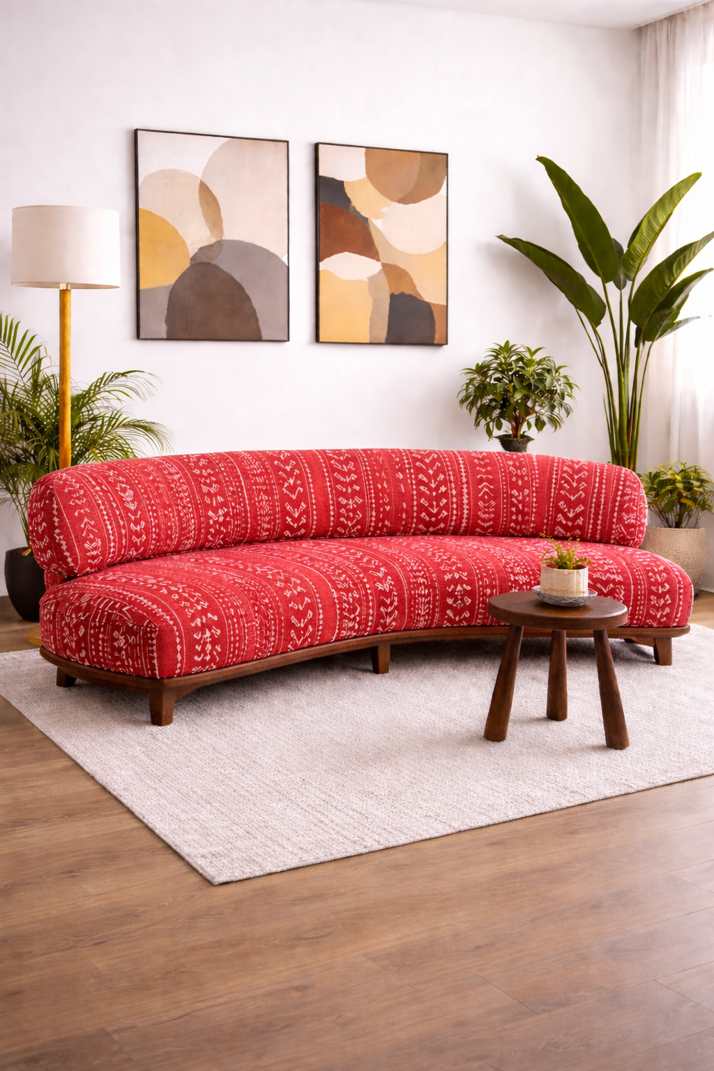 The Zuri Curve Sofa
