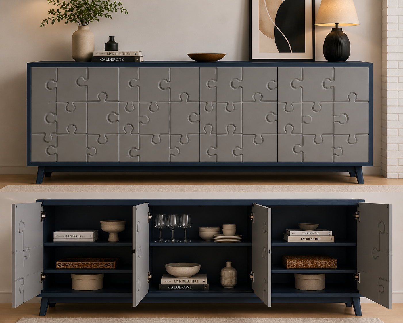The  Bobo Interlock Credenza