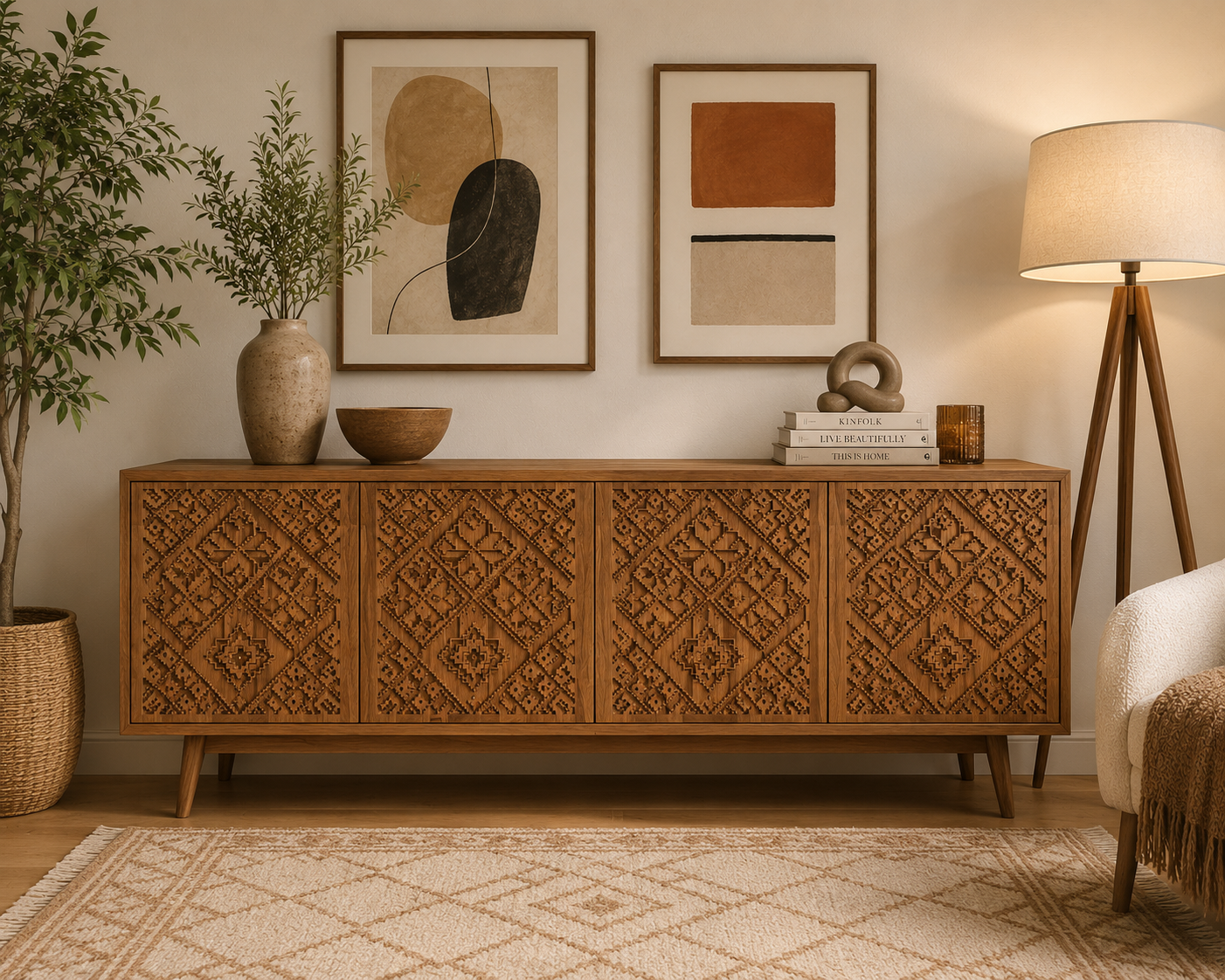 The Adinkra Nexus Sideboard