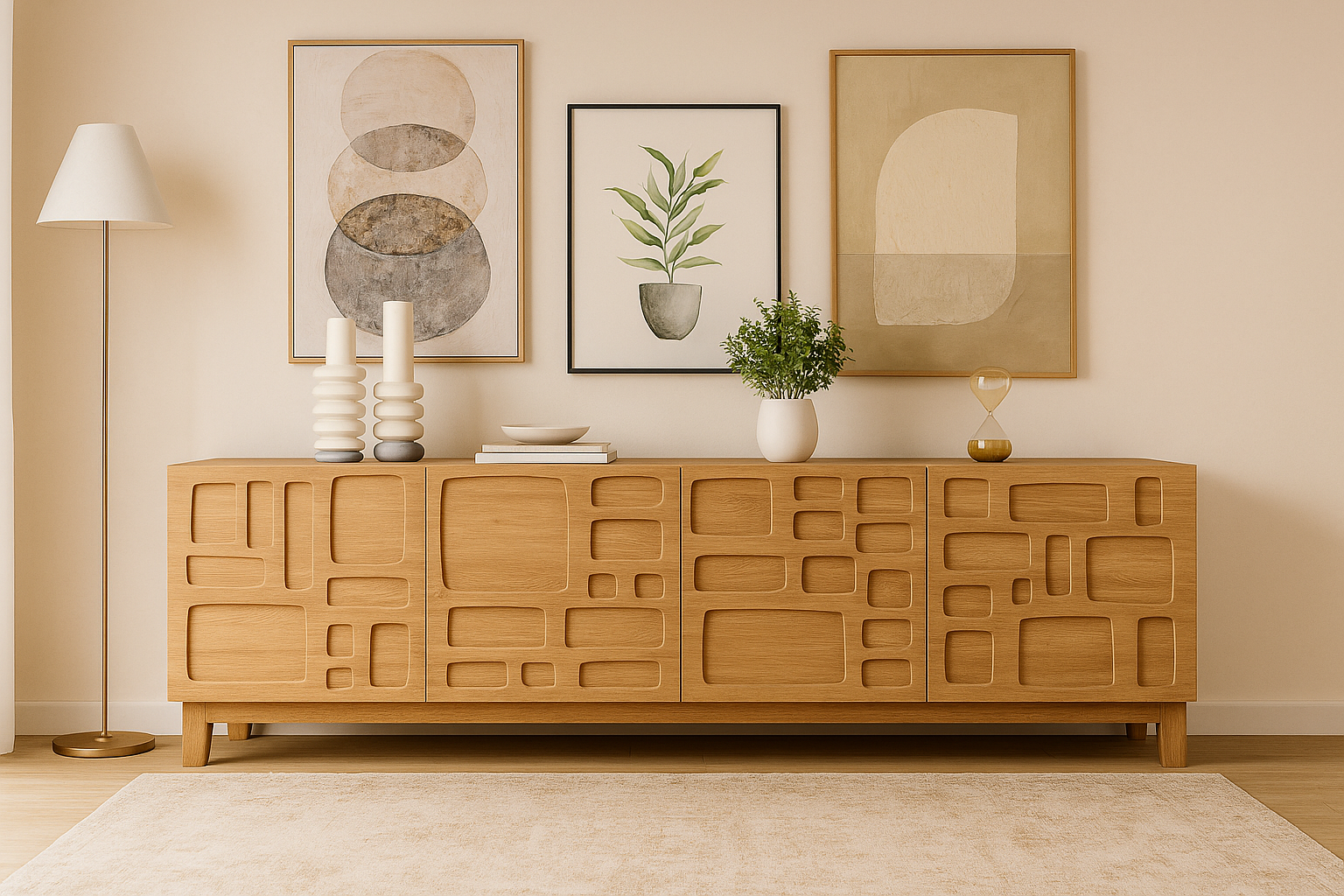 Horizon Grid Sideboard