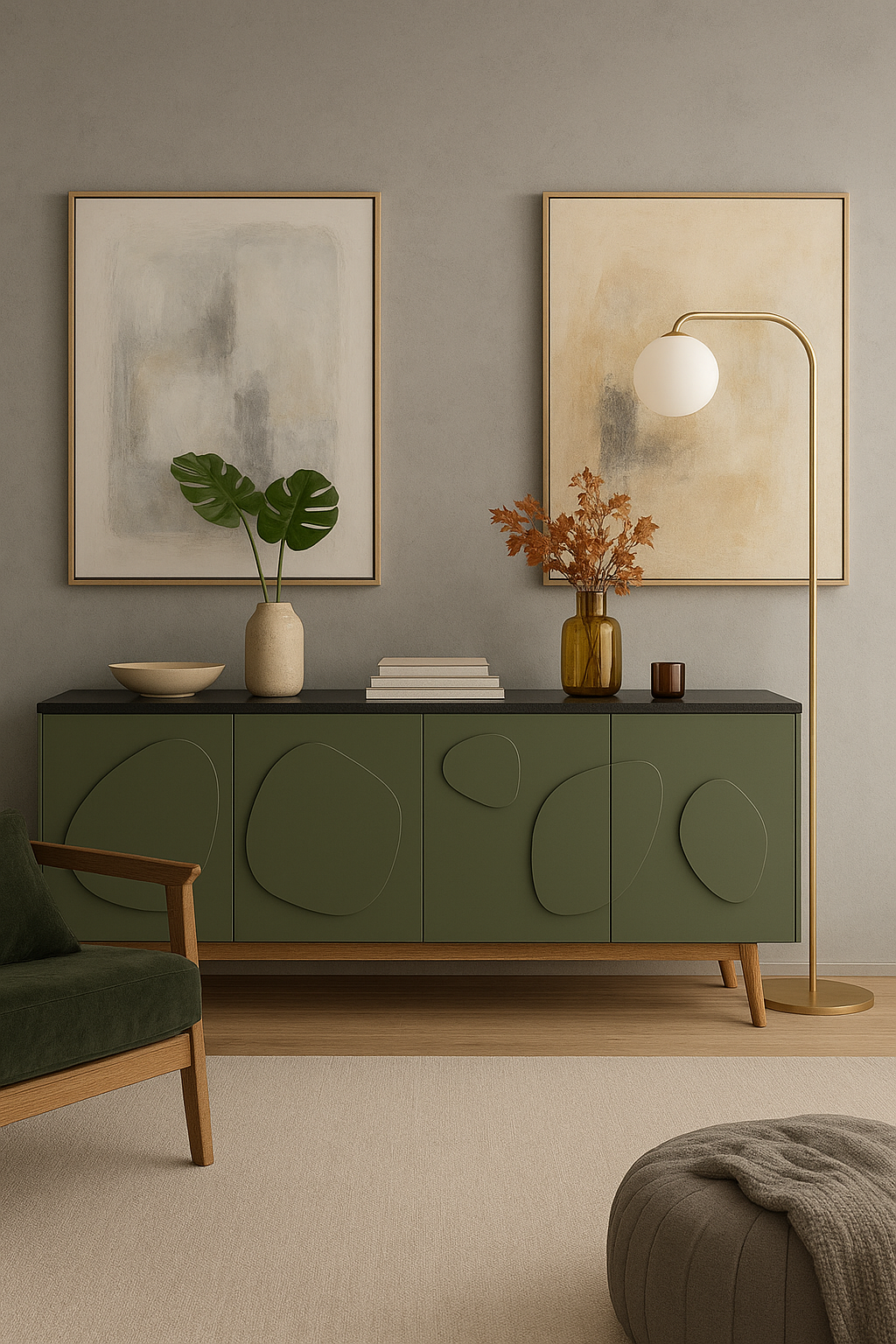 Noir Verde sideboard