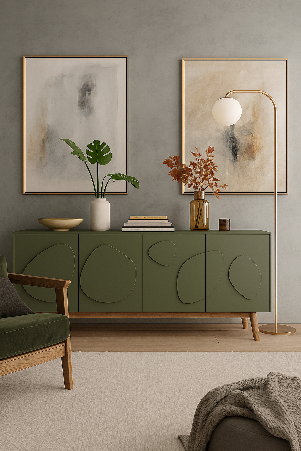 Noir Verde sideboard