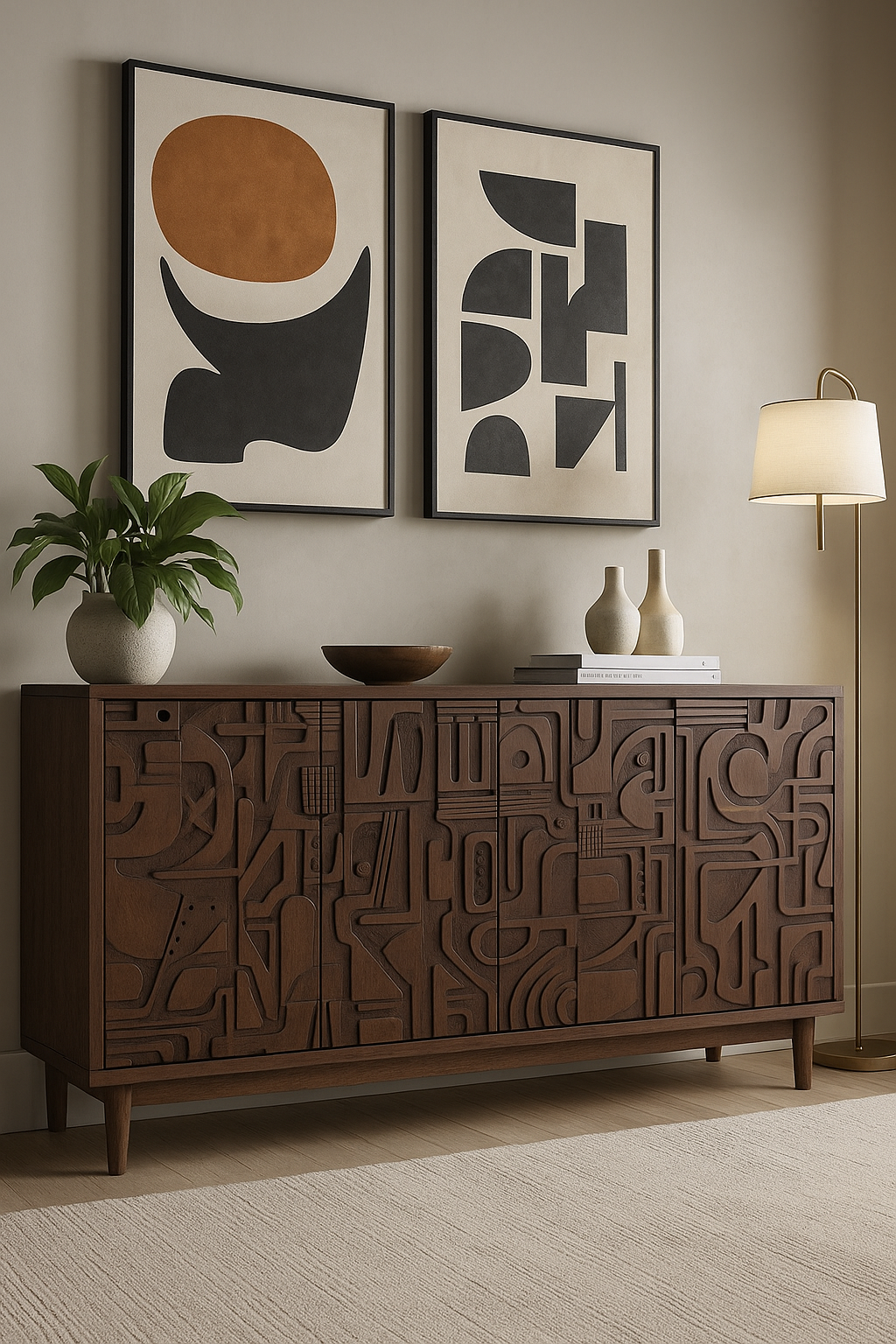 Ebon Weave Sideboard