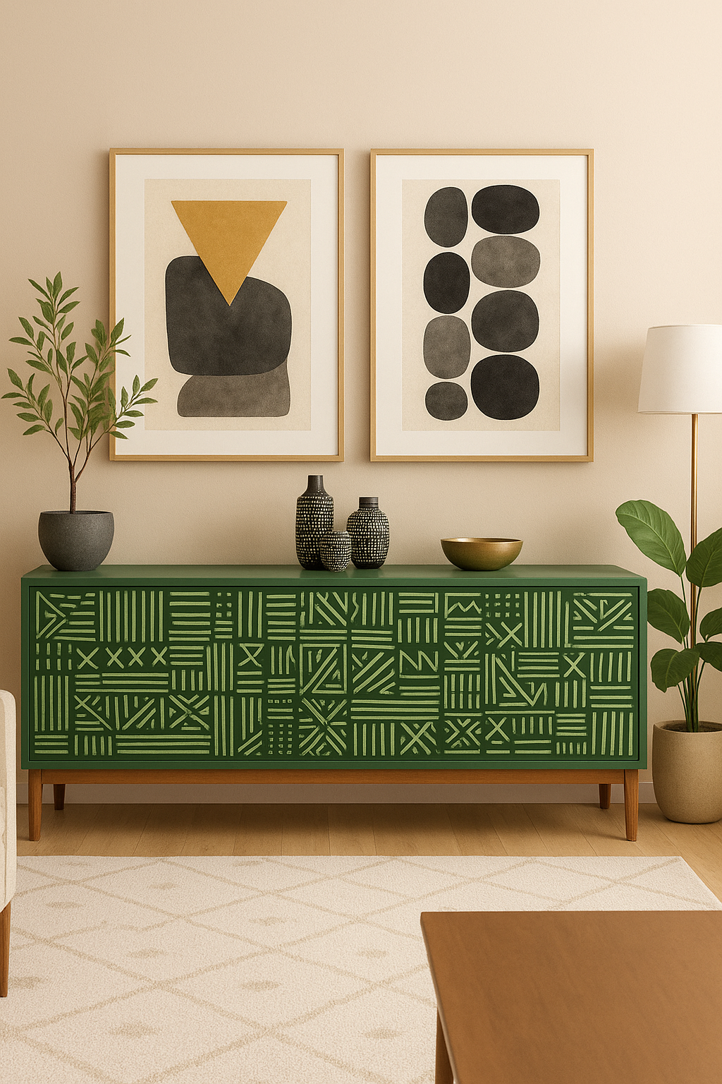 Verde Maze Sideboard