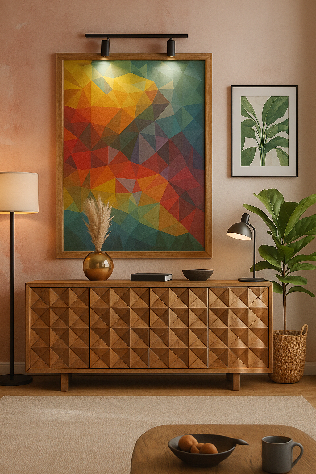 The Kente Crest Sideboard
