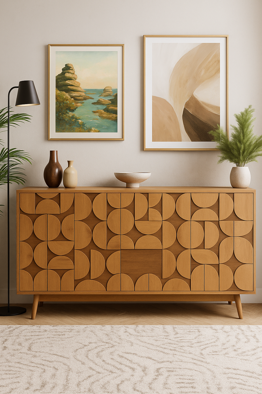 The Sol Geometry Sideboard